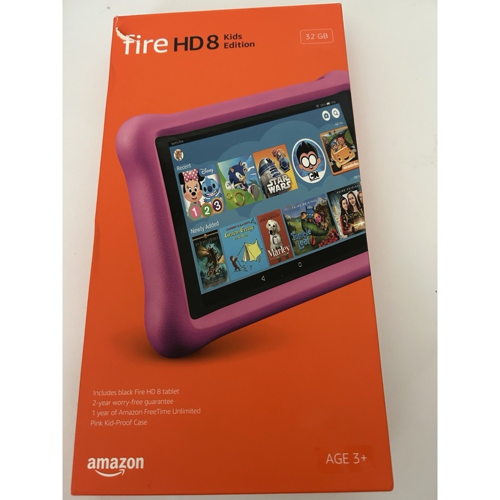 Amazon fire HD 8 kids edition 8th gen pink 32 gb (pre-owned)